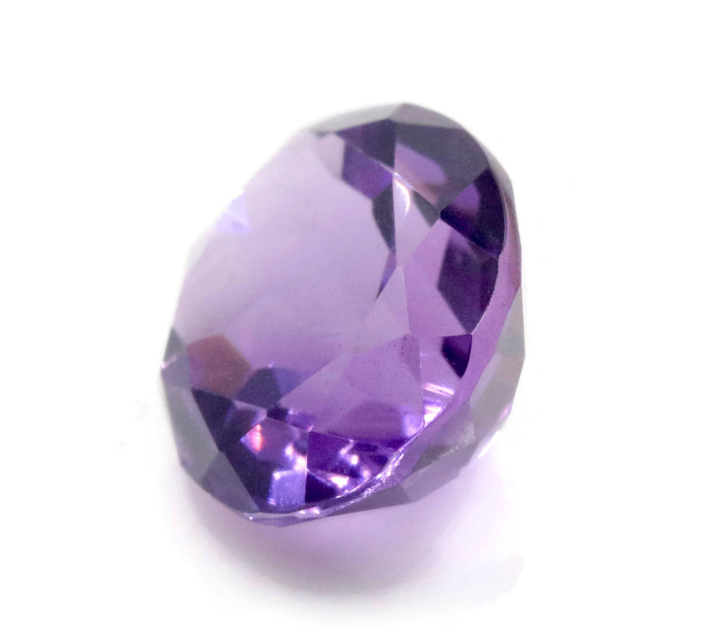 Natural amethyst gemstone faceted amethyst loose stone genuine amethyst stone loose amethyst amethyst loose stone february birthstone-Planet Gemstones