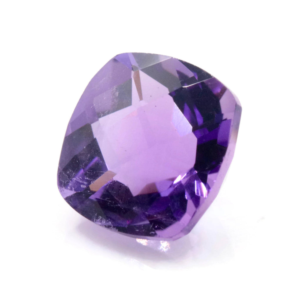 Natural amethyst gemstone faceted amethyst loose stone genuine amethyst stone loose amethyst amethyst loose stone february birthstone-Planet Gemstones