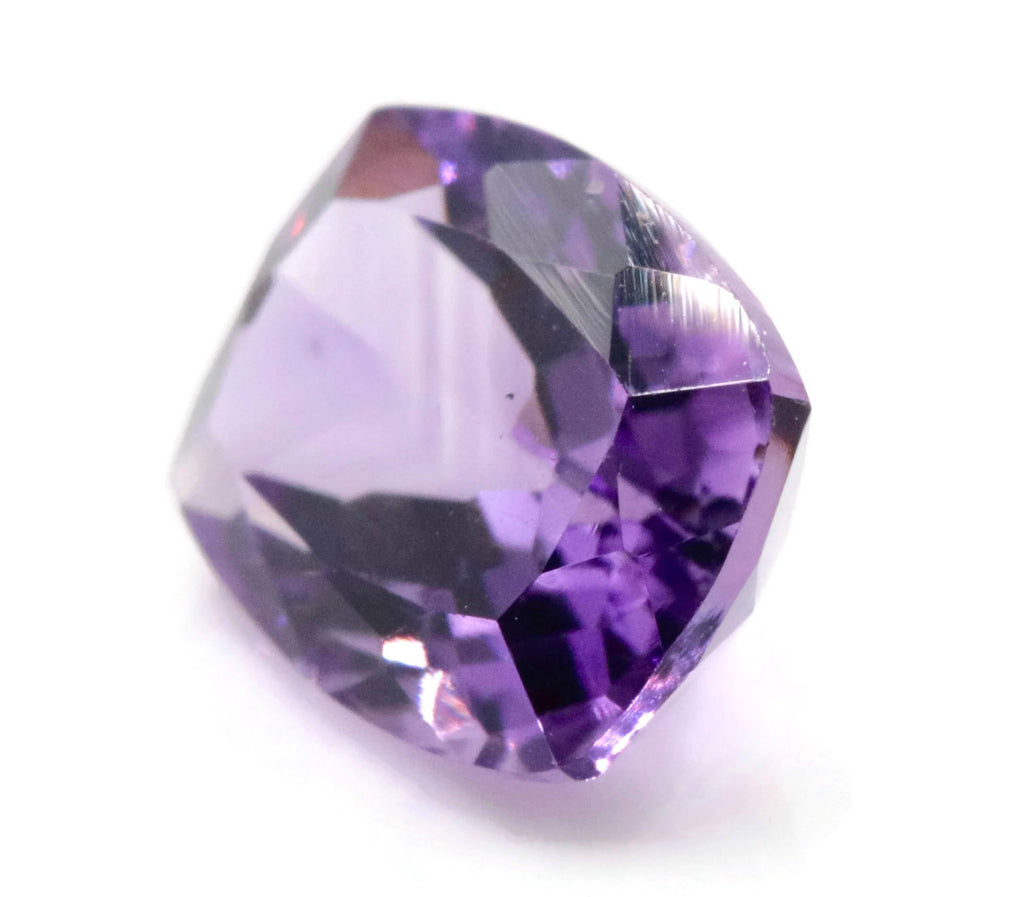 Natural amethyst gemstone faceted amethyst loose stone genuine amethyst stone loose amethyst amethyst loose stone february birthstone-Planet Gemstones