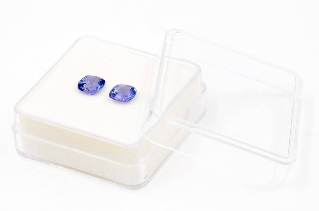 Tanzanite Cushion 6mm-Tanzanite-Planet Gemstones