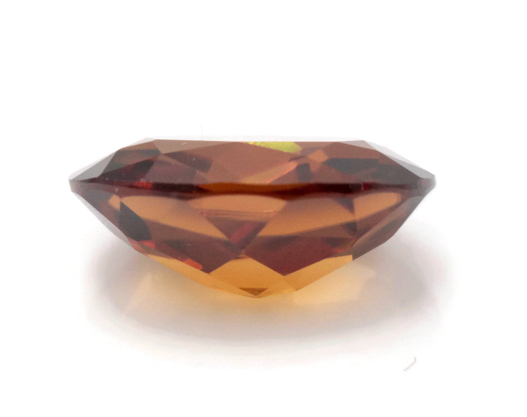 Champagne Zircon Oval shape-Planet Gemstones