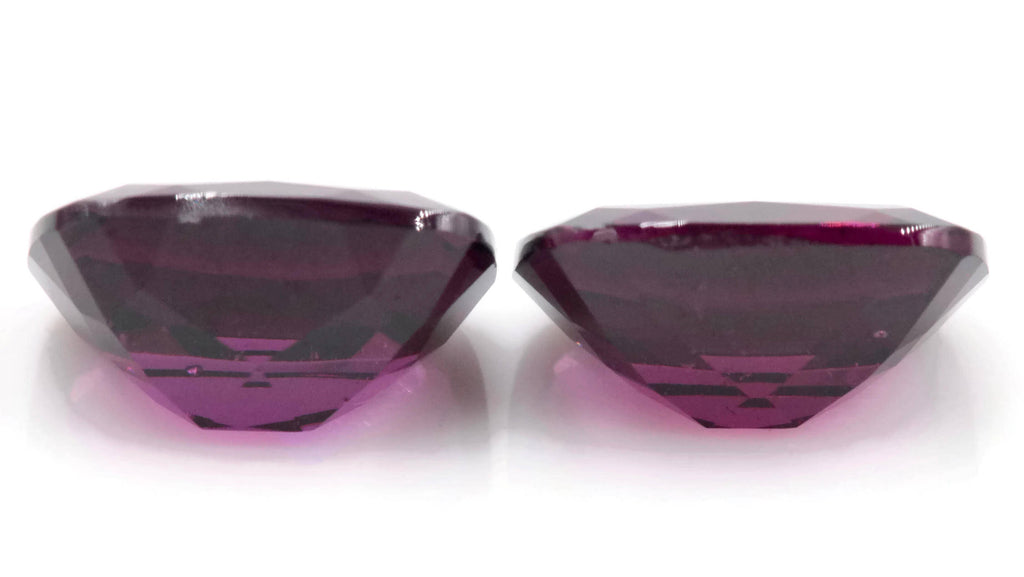 Purple Garnet Natural Garnet January Birthstone Rhodolite Garnet gemstone Mozambique Garnet Faceted Cushion 9x7mm 5.4ct-Planet Gemstones