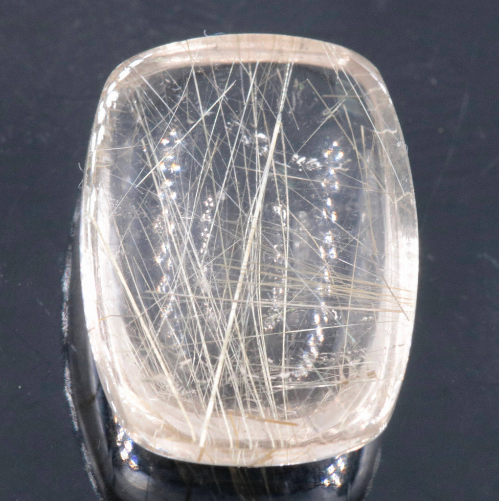 Natural Rutile Quartz Gemstone loose Rutile Quartz Stone Rutile Qartz Gems Rutile Quartz Cabs Rutile Quartz 16x12mm DIY Jewelry-Planet Gemstones