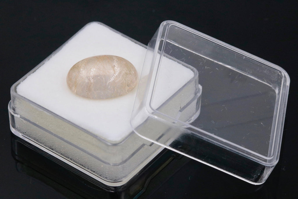 Rutile Quartz Oval 18x13mm-Planet Gemstones