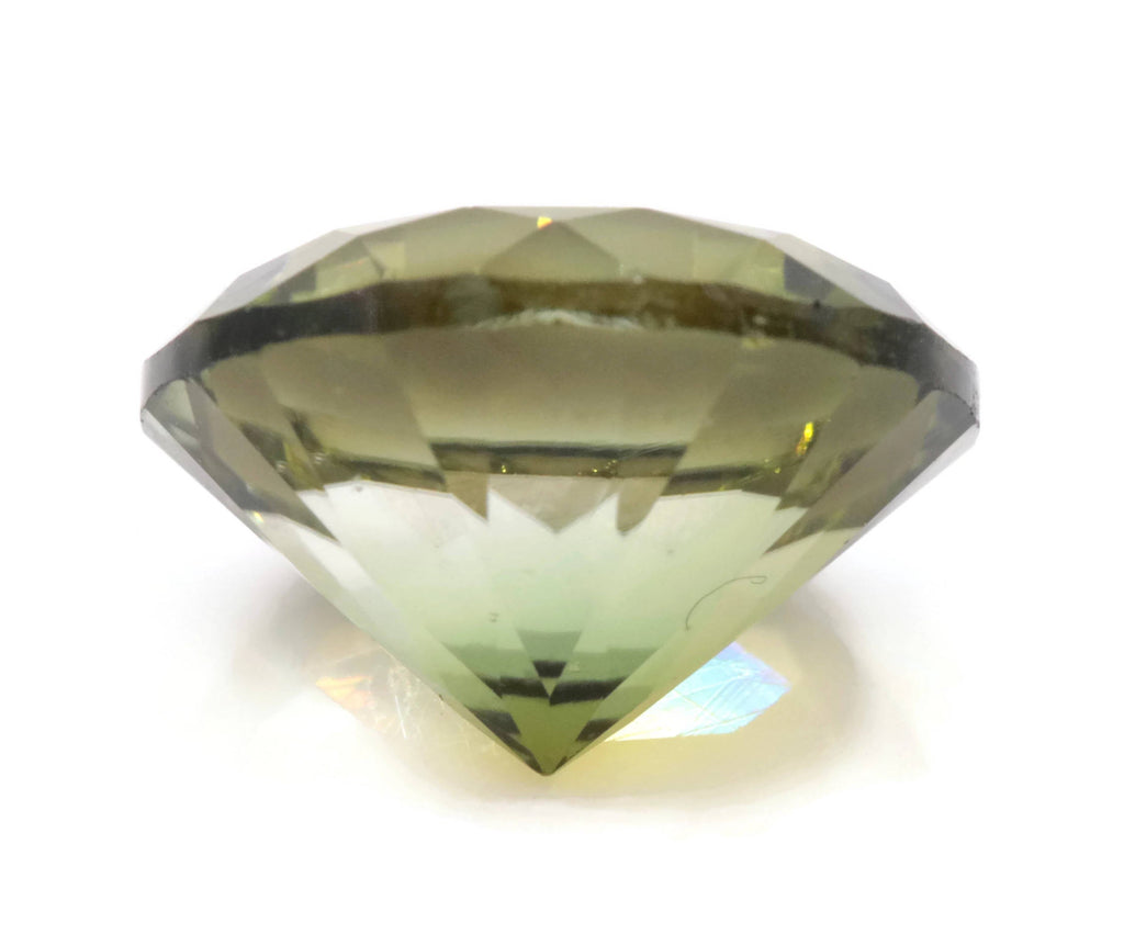 Green Tourmaline Round 11mm-Tourmaline-Planet Gemstones