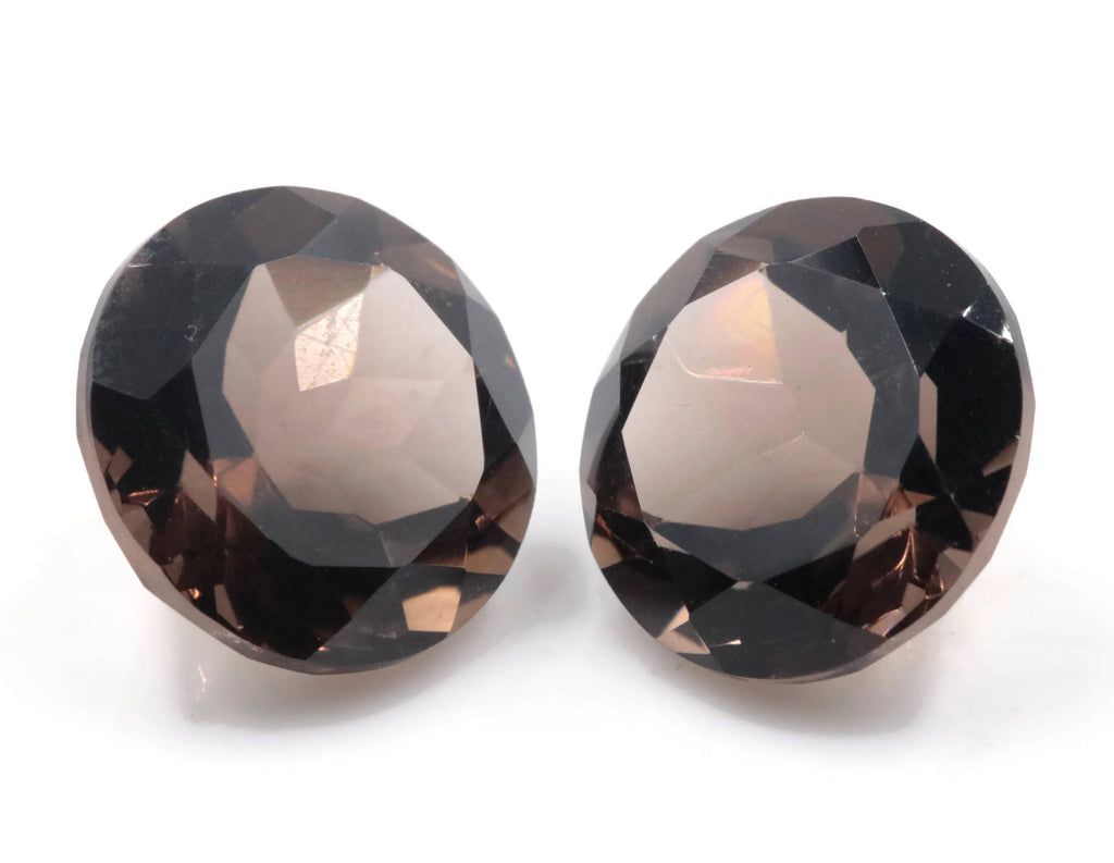 Smoky Quartz Round 13mm-Planet Gemstones