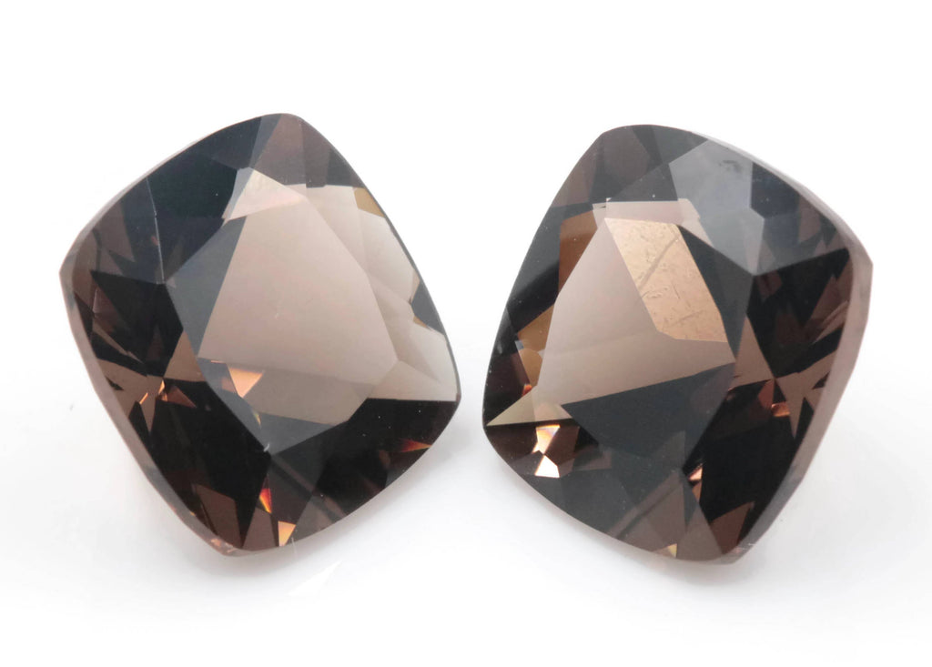 Smoky Quartz Cushion 9mm-Planet Gemstones