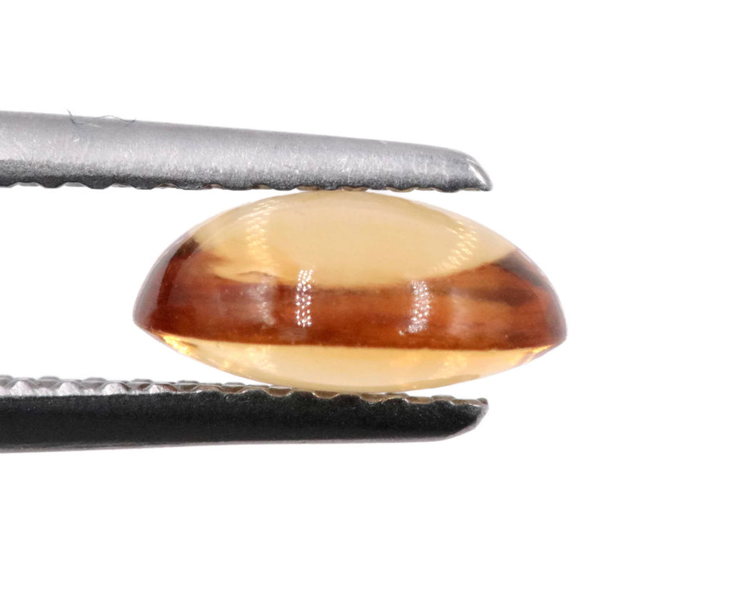 Natural Citrine Quartz Citrine Cabochon Citrine Loose Gemstone DIY Jewelry Supply November Birthstone Golden Citrine Quartz 7x5mm 0.75ct-Planet Gemstones