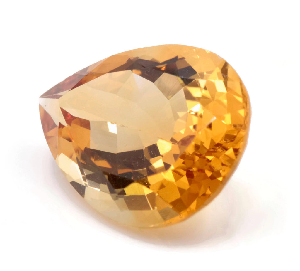 Natural Citrine Quartz Citrine shape Citrine Gemstone DIY Jewelry Supply November Birthstone Golden Citrine Quartz 18x13mm 9.60ct-Planet Gemstones