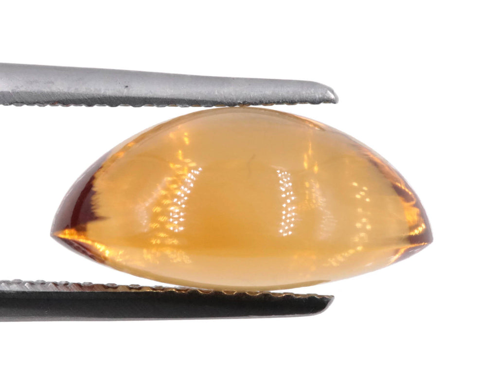Natural Citrine Quartz Citrine Cabochon Citrine Loose Gemstone November Birthstone DIY Jewelry Supply Golden Citrine Quartz 14x10mm 6 ct-Planet Gemstones