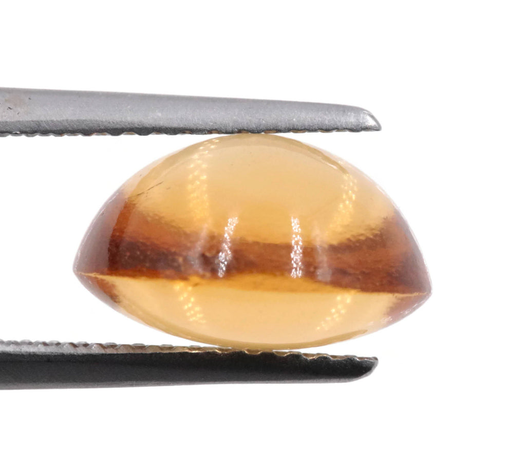 Natural Citrine Quartz Citrine Round Cabochon Citrine Gemstone DIY Jewelry Supply November Birthstone Golden Citrine Quartz 11mm 5.40ct-Planet Gemstones