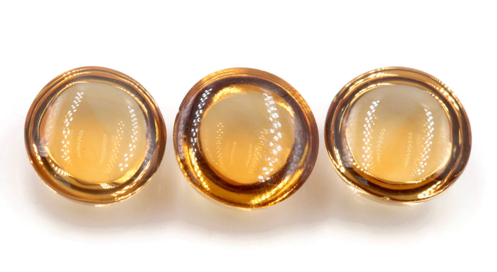 Natural Citrine Quartz Citrine Cabochon Citrine Gemstone November Birthstone DIY Jewelry Supply Golden Citrine Quartz Citrine 8mm 1.9ct-Planet Gemstones