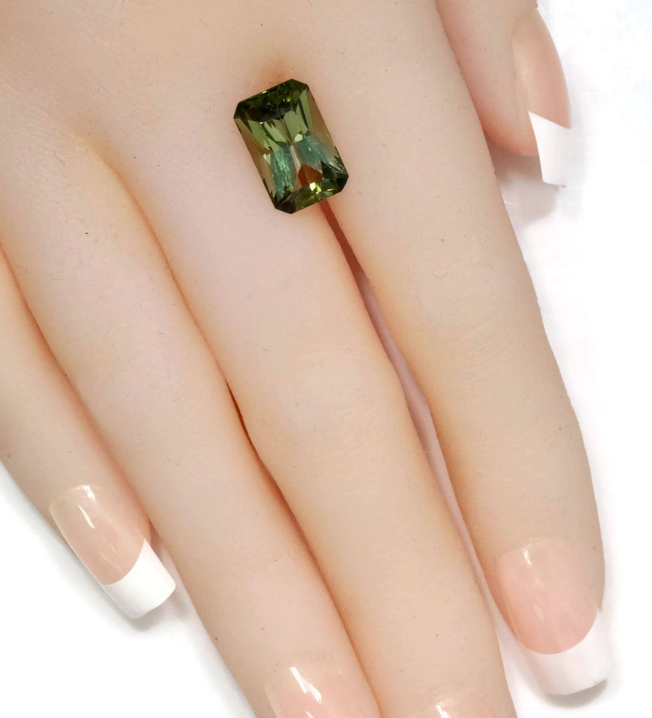 Natural Tourmaline Green Tourmaline DIY Jewelry Supply Tourmaline October birthstone Black Tourmaline Tourmaline 5.67ct 13x8x7m-Tourmaline-Planet Gemstones