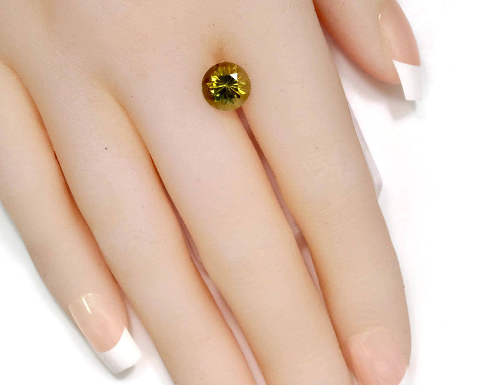 Green Tourmaline 8x6mm-Tourmaline-Planet Gemstones
