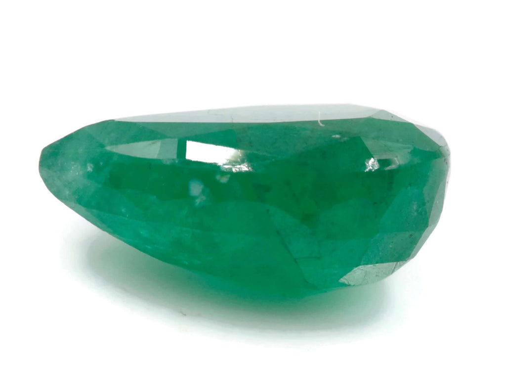 Emerald Natural Emerald May Birthstone Zambian Emerald Pear Emerald Gemstone loose gemstone 14.85x9mm, 5.73ct, Emerald Green-Emerald-Planet Gemstones