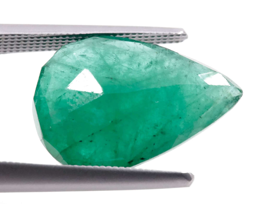Emerald Pear 16x11mm-Emerald-Planet Gemstones