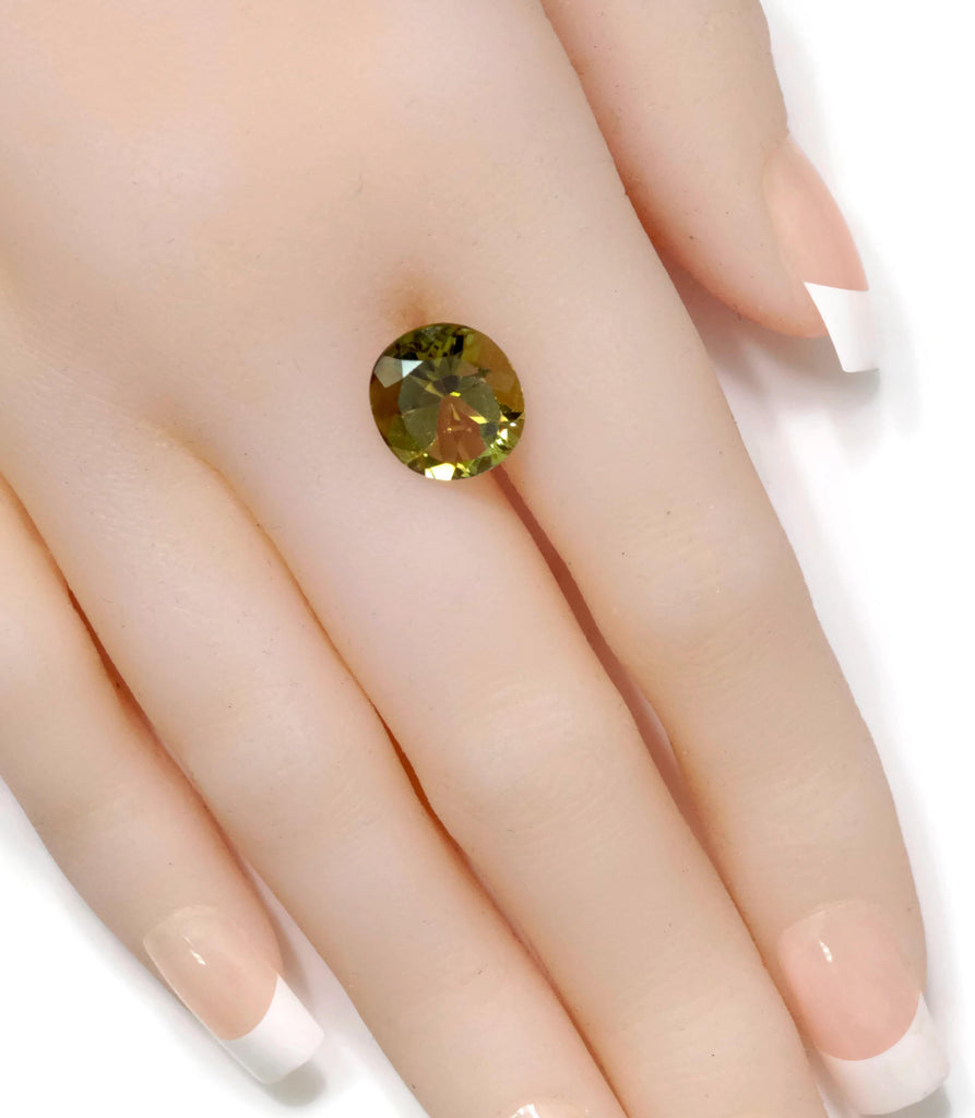 Natural Tourmaline Green Tourmaline DIY Jewelry Supply Tourmaline October birthstone Black Tourmaline Tourmaline 6.39ct 13x11x7mm-Tourmaline-Planet Gemstones