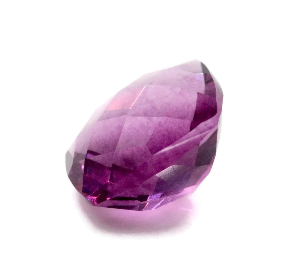 Natural Flourite Flourite Crystal Flourite Flourite Stone Pink Flourite SQ 10mm 5.45ct Loose Stone SKU:00110039 DIY Jewelry Supplies-Planet Gemstones