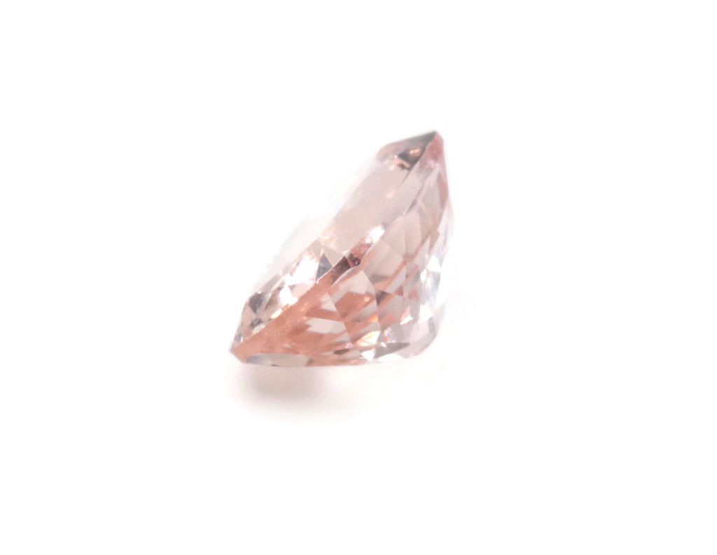 Morganite Natural Morganite Pink Morganite DIY Jewelry supplies Morganite Loose Morganite Gemstone Peach Morganite Cushion 9x7mm 1.91ct-Planet Gemstones