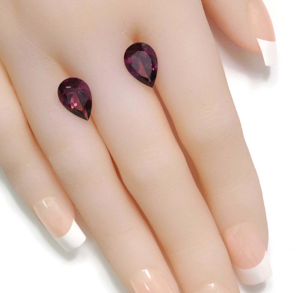 Garnet Purple Garnet Natural Garnet January Birthstone Natural Rhodolite Garnet gemstone Mozambique Garnet Rhodolite , 12x7mm .94ct-Planet Gemstones