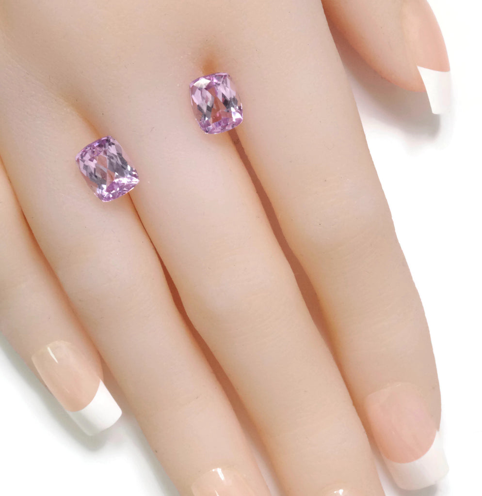 Natural Kunzite Kunzite loose stone Pink Kunzite Kunzite Faceted Kunzite Purple Kunzite Kunzite Cushion 9x7mm Kunzite Loose Stone 5.85ct-Planet Gemstones