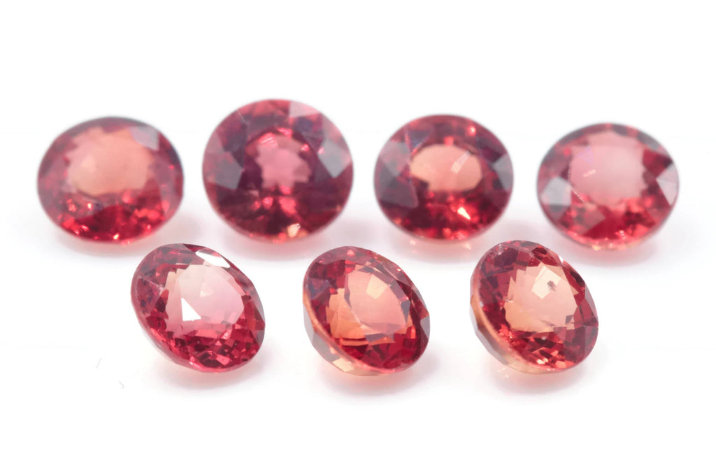 Red Sapphire Round 4.5mm-Planet Gemstones