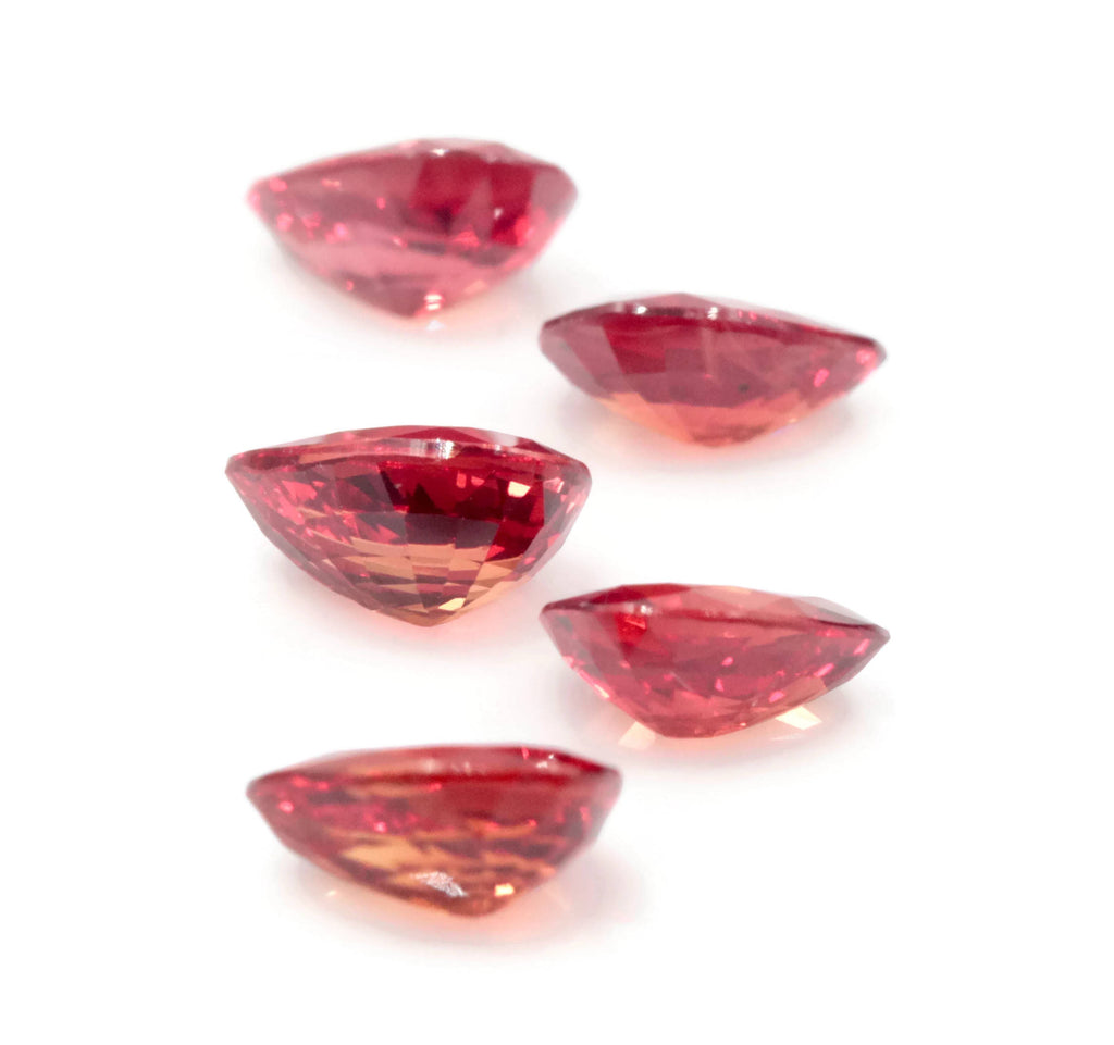 Natural Sapphire Sapphire Gemstone Faceted Sapphire Loose Stone loose sapphire Birthstone Sapphire Red Sapphire Faceted Pear, 7x5mm, 4.18ct-Planet Gemstones