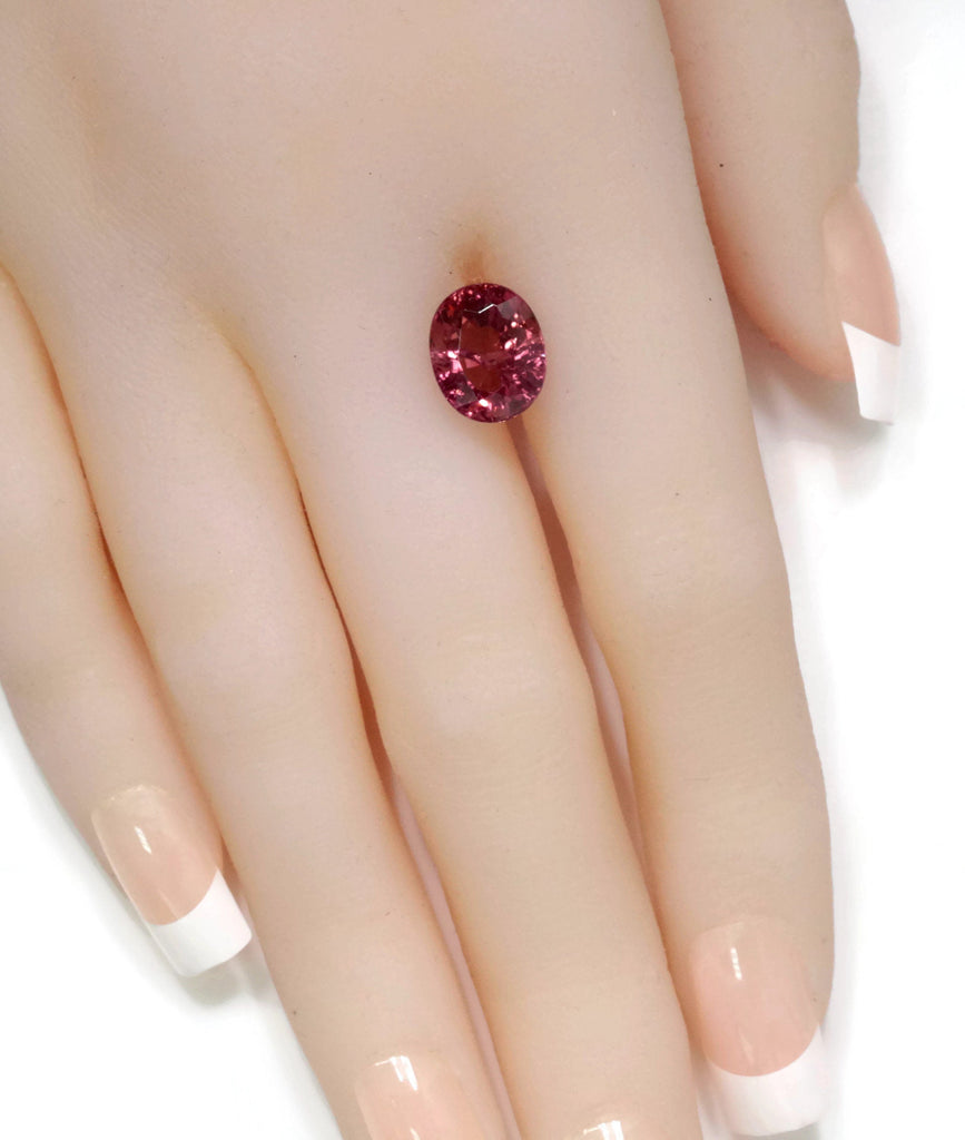 Pink Tourmaline Oval 10x8mm-Tourmaline-Planet Gemstones