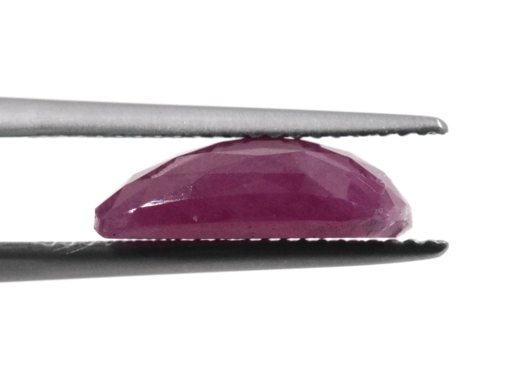 Ruby Rose Cut 13x10mm-Ruby-Planet Gemstones