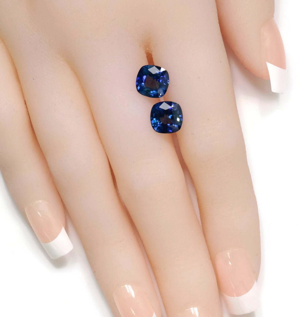 Blue Sapphire Variety 8mm 5.64ct Sapphire Gemstone Genuine Sapphire for Sapphire Jewelry loose sapphire Birthstone wedding gemstone-Planet Gemstones