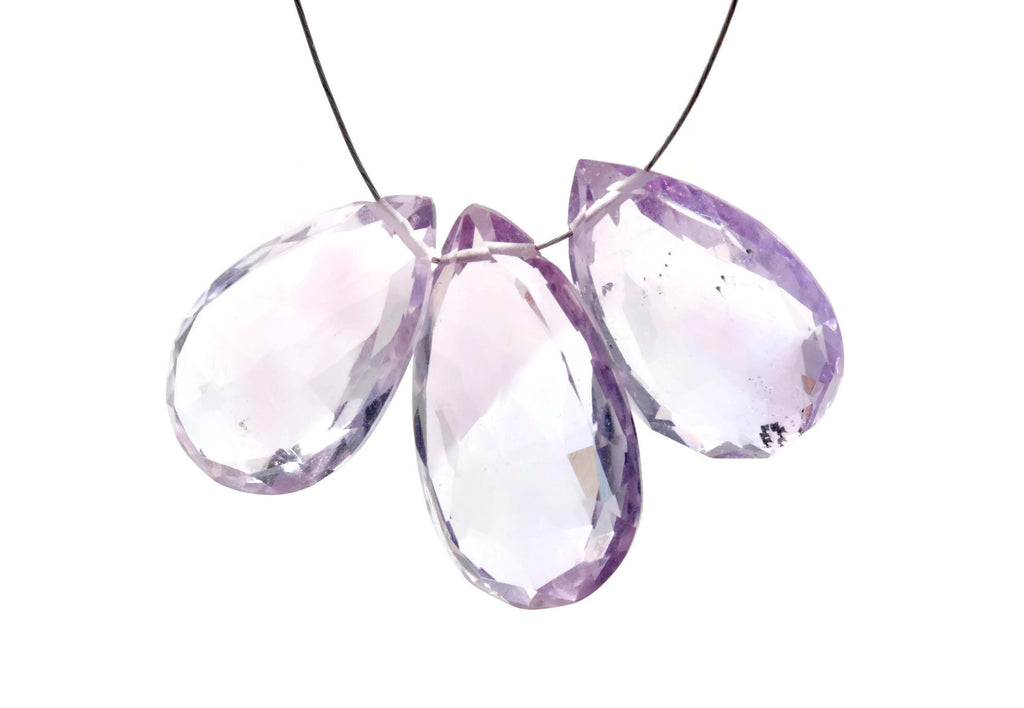 Amethyst Briolette 31cts-Planet Gemstones