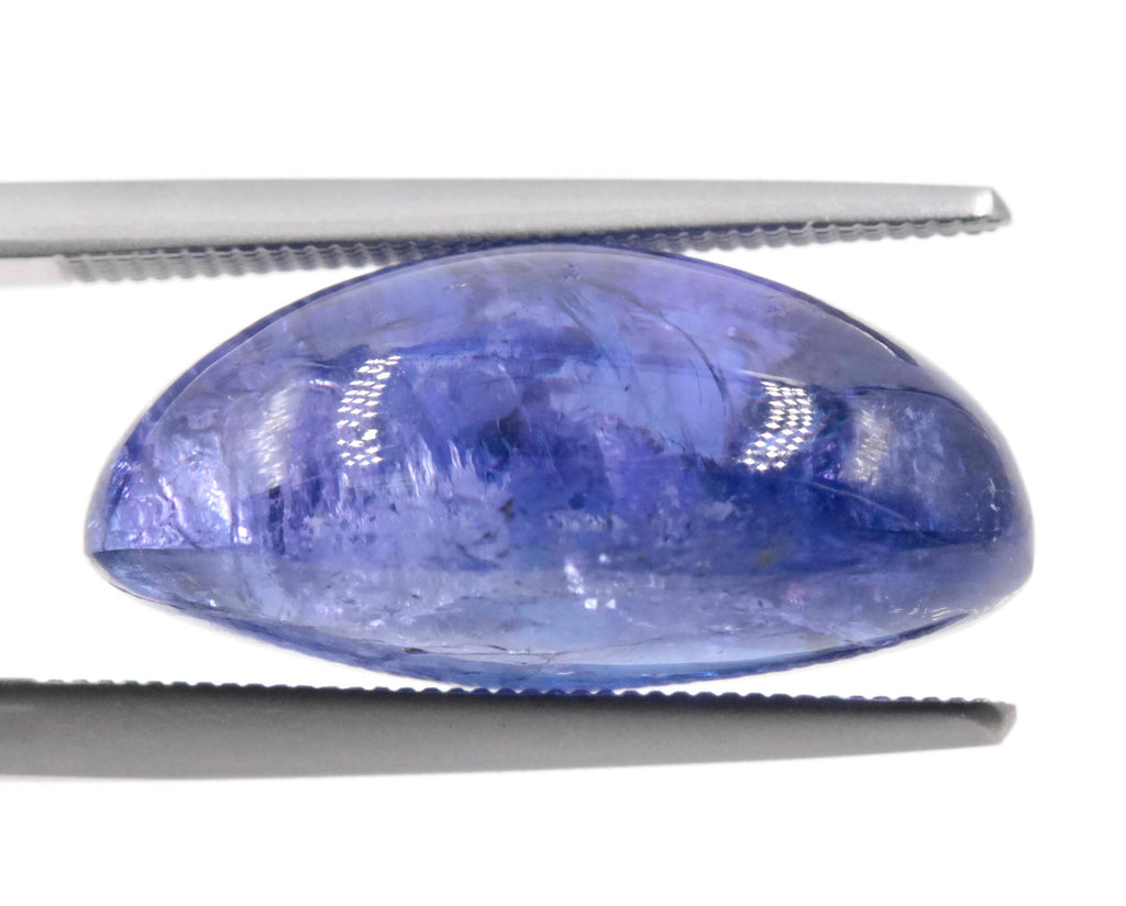 Tanzanite Trillon Cabochon 15X19mm-Tanzanite-Planet Gemstones