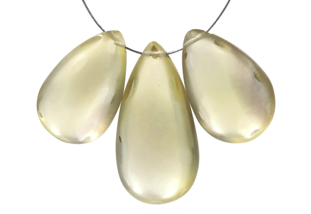 Lemon Quartz Drops-Planet Gemstones