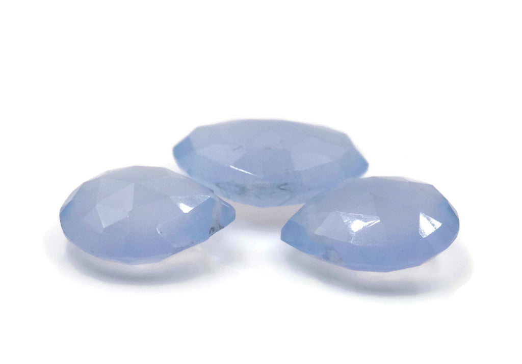 Blue Chalcedony 14mm,15mm-Planet Gemstones