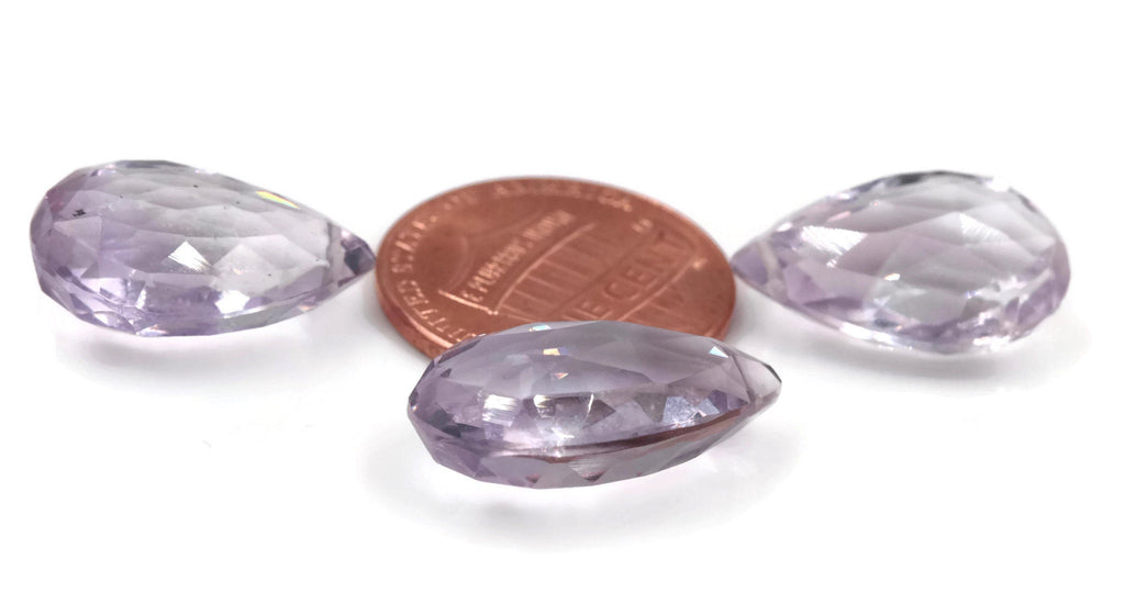 Amethyst Briolette 31cts-Planet Gemstones