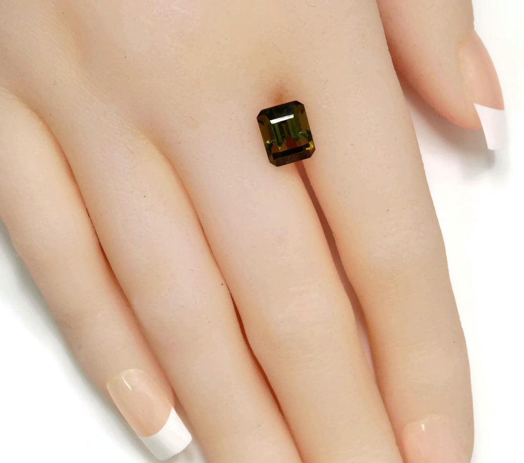 Natural Tourmaline Green Tourmaline DIY Jewelry Supply Tourmaline October birthstone Black Tourmaline Tourmaline 4.91ct 11x9.6x6mm-Tourmaline-Planet Gemstones