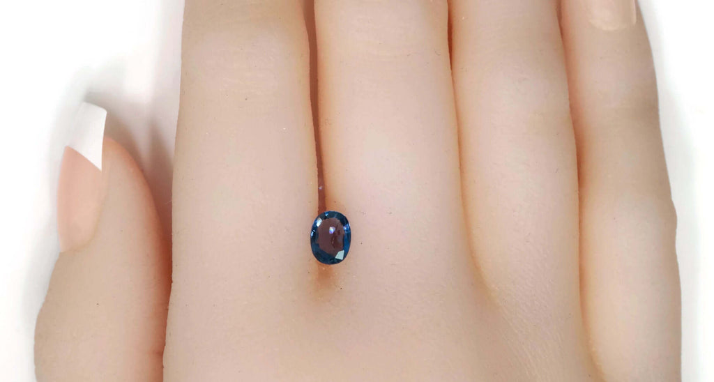 Blue Sapphire 0.93ct 7x5mm Sapphire Gemstone Genuine Sapphire for Sapphire Jewelry loose sapphire Birthstone wedding gemstone anniversary-Planet Gemstones