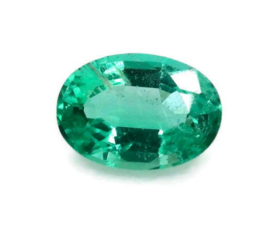 Natural Emerald May Birthstone Panjshir Emerald Oval Emerald Diy Jewelry Supplies 0.75ct 7x5mm Emerald Oval Emerald Green-Emerald-Planet Gemstones