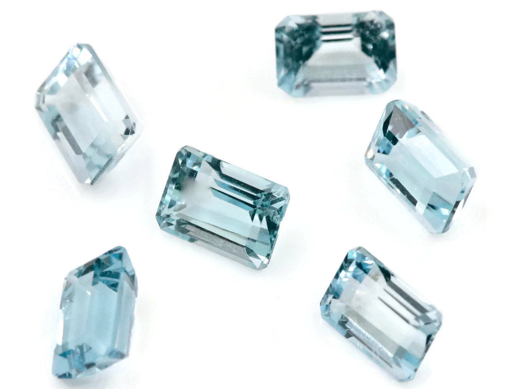 Natural Aquamarine 7x5mm 1.12 ct-Aquamarine-Planet Gemstones