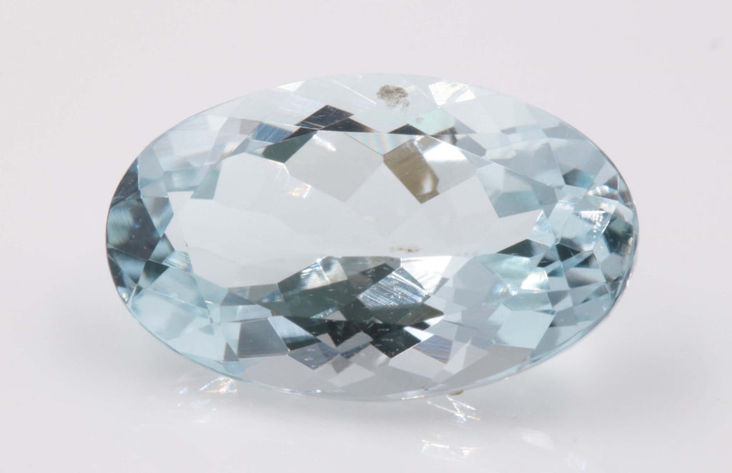 Aquamarine Oval 12x8mm-Aquamarine-Planet Gemstones