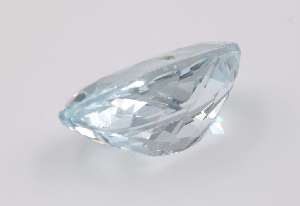Aquamarine Oval 12x8mm-Aquamarine-Planet Gemstones