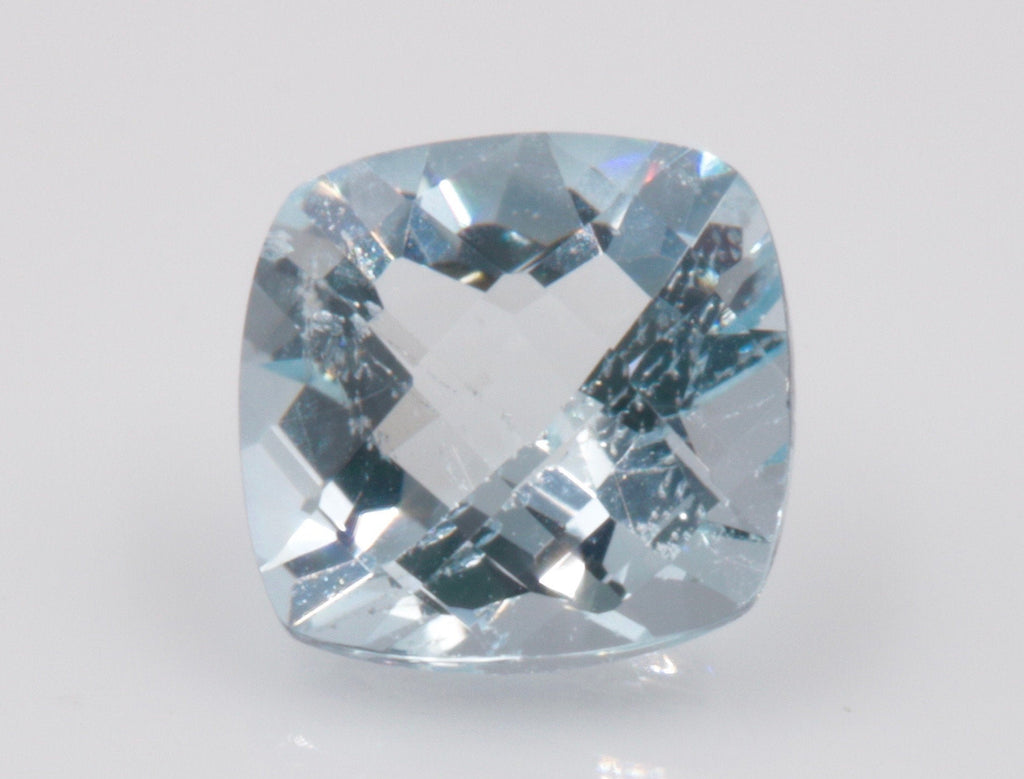 Aquamarine Cushion 5mm-Aquamarine-Planet Gemstones