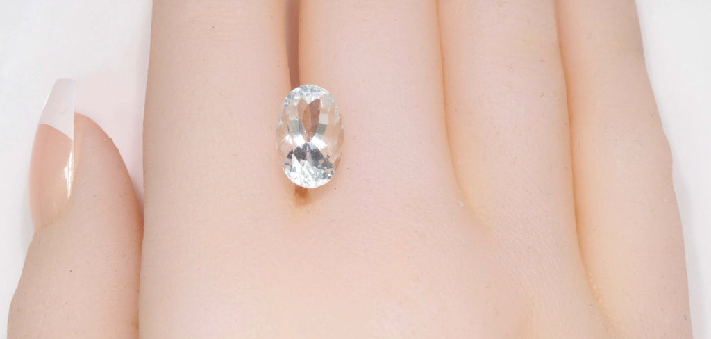 Aquamarine Oval 12x8mm-Aquamarine-Planet Gemstones