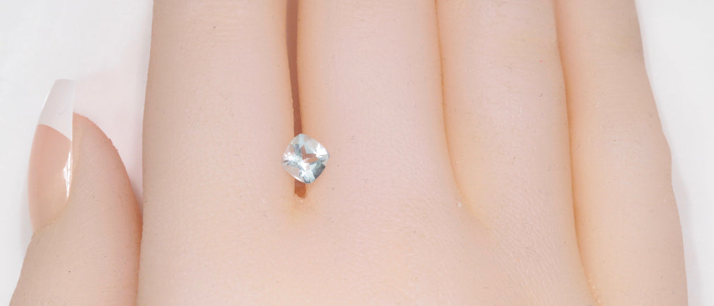 Aquamarine Cushion 5mm-Aquamarine-Planet Gemstones