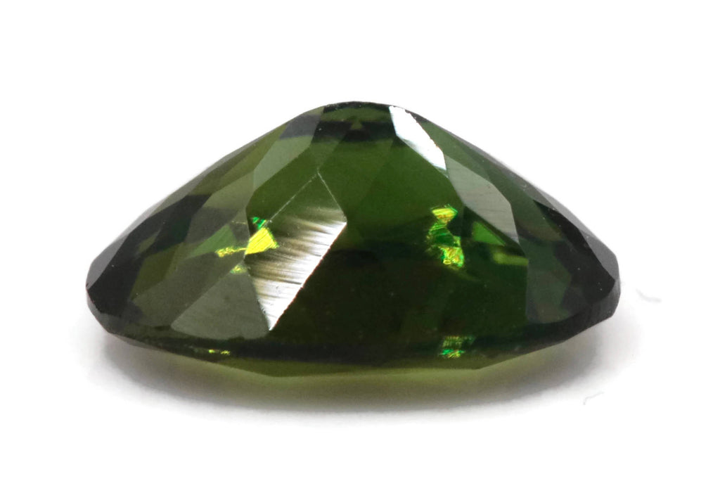Natural Green Tourmaline Gemstone Black Tourmaline Stone October Birthstone DIY Jewelry Supply Tourmaline Stone 1.19ct 8.1x6x3.8mm-Tourmaline-Planet Gemstones
