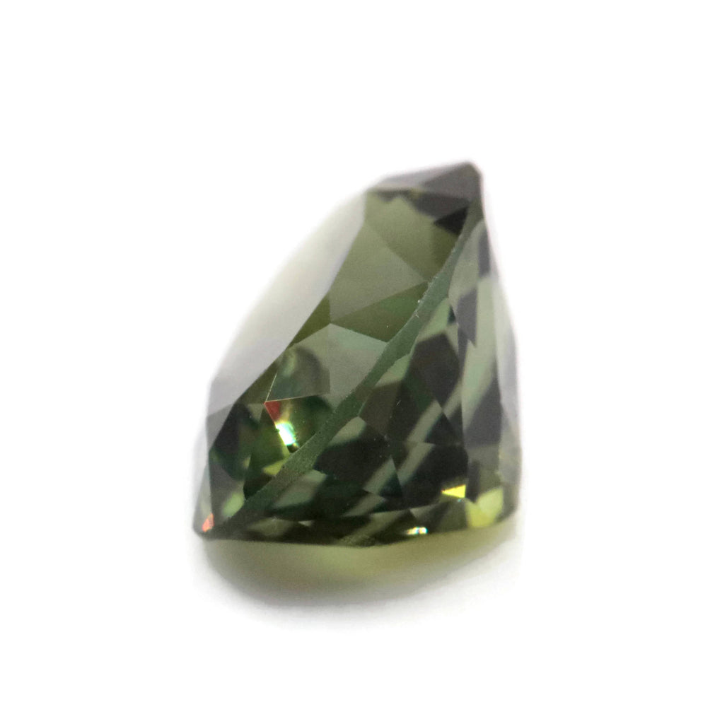 Natural Green Tourmaline Gemstone Tourmaline Stone October Birthstone DIY Jewelry Supply Tourmaline Stone 4.82ct 12x9.5x6.8mm SKU 110154-Tourmaline-Planet Gemstones