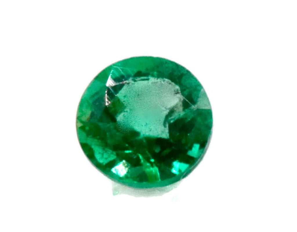 Emerald Natural Emerald May Birthstone Zambian Emerald Round Diy Jewelry Supplies Emerald gemstone 0.05ct 2.5mm Emerald Green-Emerald-Planet Gemstones