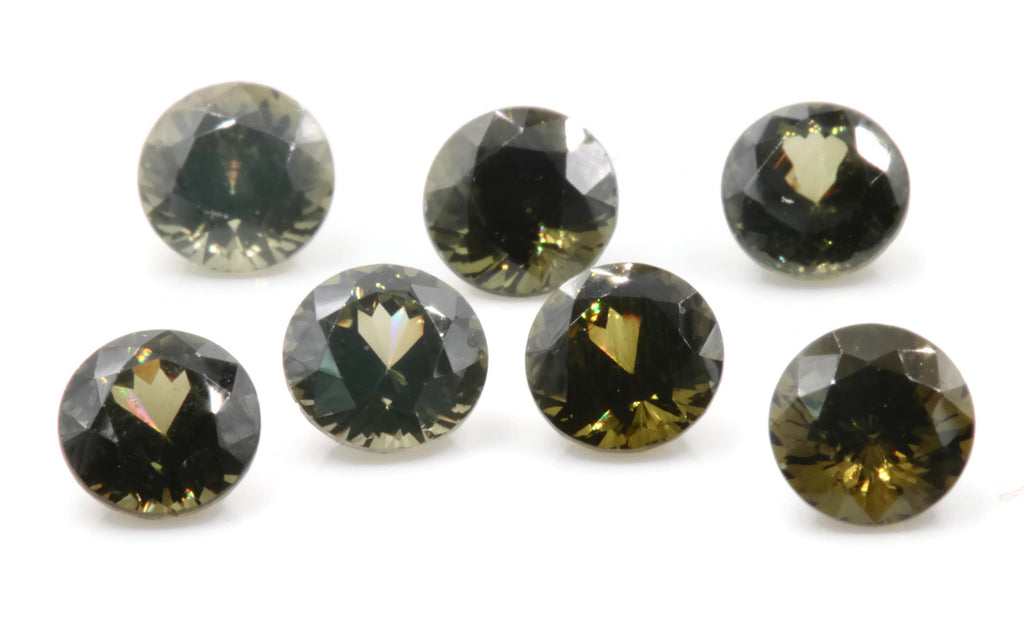 Green Zircon Round 5mm-Planet Gemstones