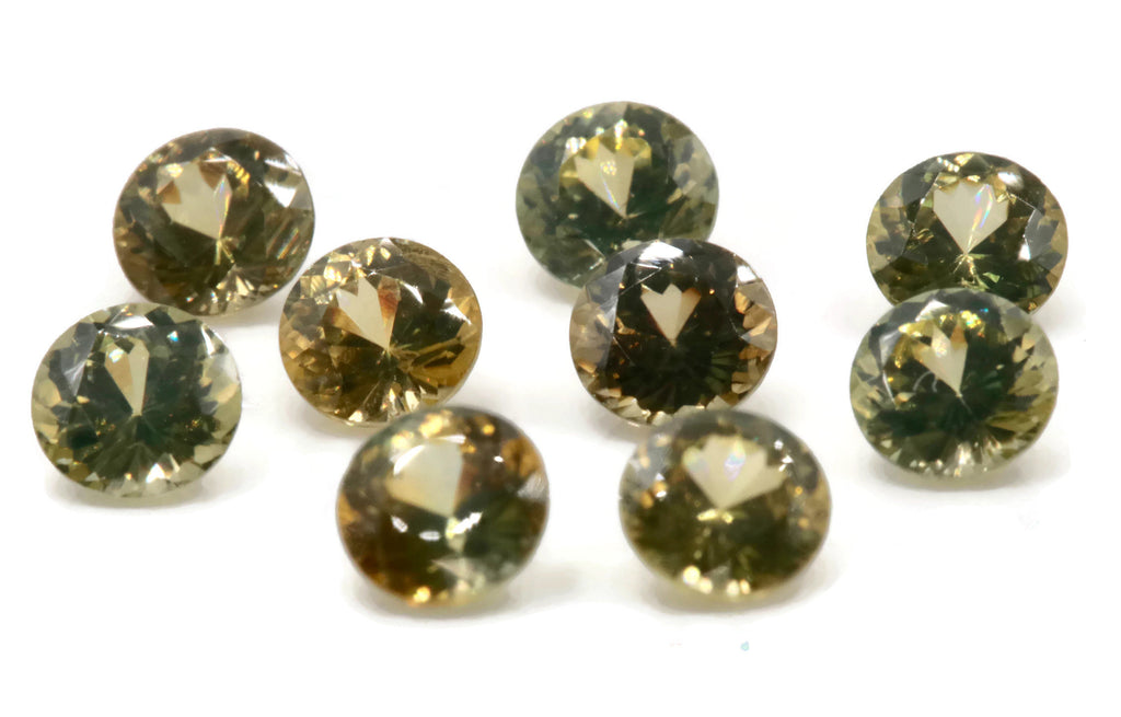 Natural Canary Zircon Gemstone Faceted Canary Zircon Loose Stone December Birthstone Genuine Canary Zircon Stone Round 1 pc 0.51ct 4.5mm-Planet Gemstones