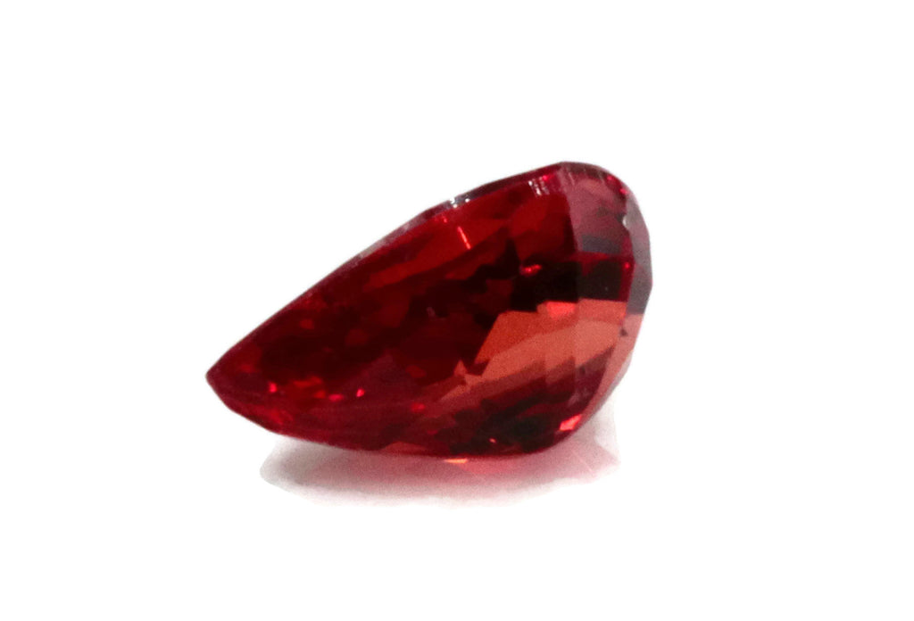 Natural Sapphire Sapphire Gemstone Faceted Sapphire Loose Stone loose sapphire Birthstone Sapphire Red Sapphire Pear shaped 0.45ct 6x4mm-Planet Gemstones